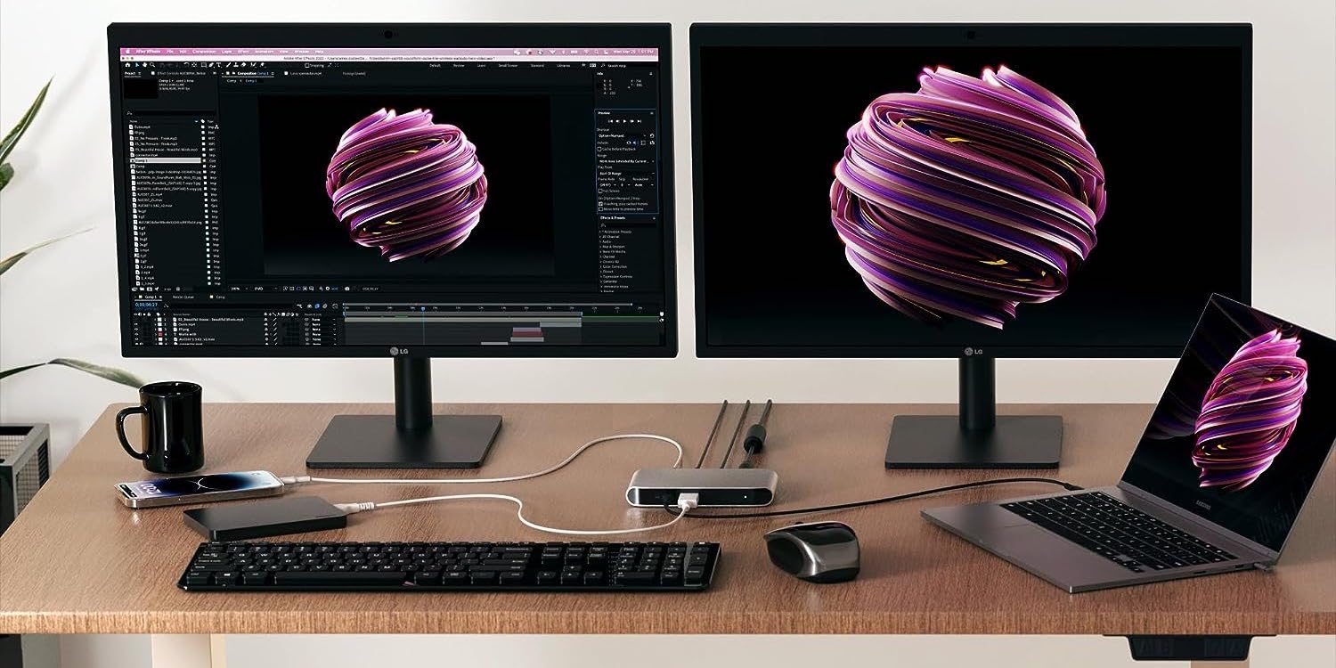 a desktop computer sitting on top of a desk
