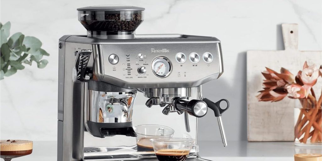 Breville Barista Express Impress Espresso Machine (BES876BSS)