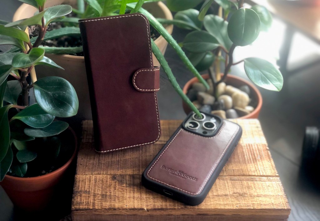 leather iPhone wallet case