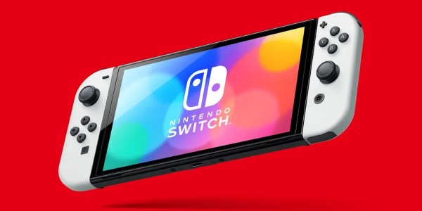 Nintendo Switch OLED in black/white