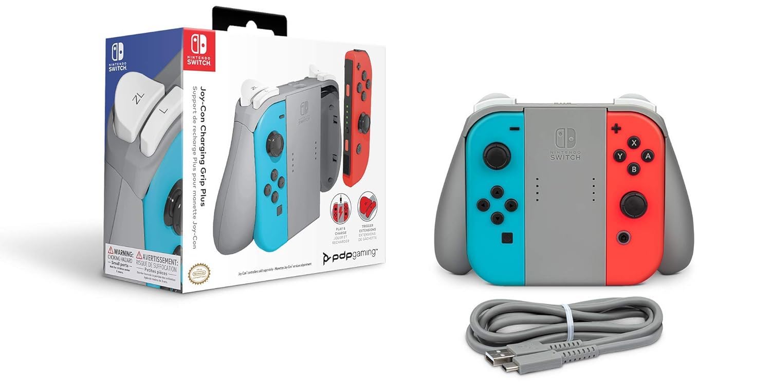 PDP's Nintendo Switch Joy-Con Grip charges while you play at new