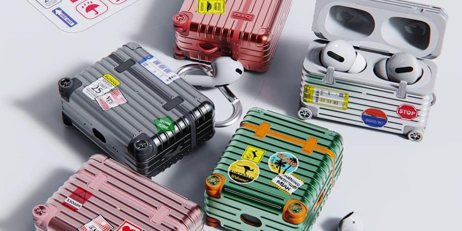 a group of items on a table