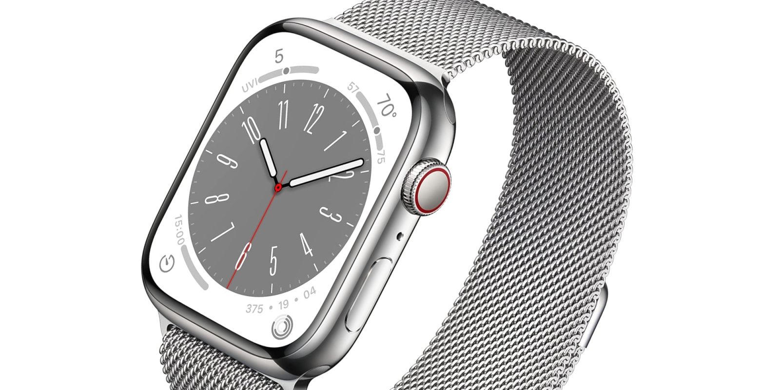 a close up of a watch