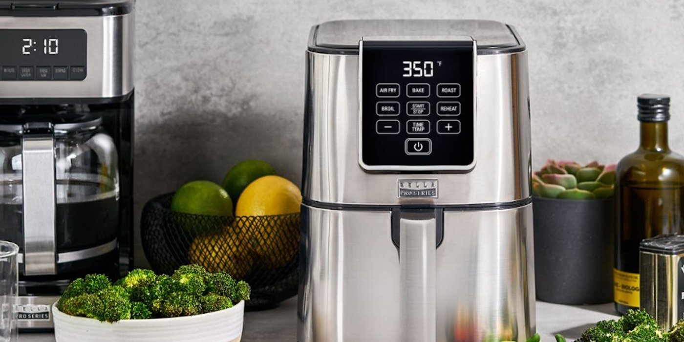 Today only Score this stainless steel Bella Pro Series Air Fryer down