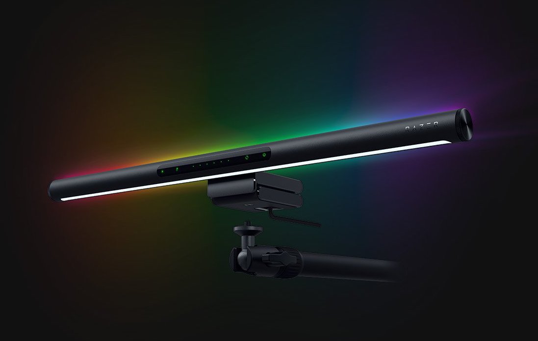 Razer's new Aether smart monitor light bar features Matter and voice ...