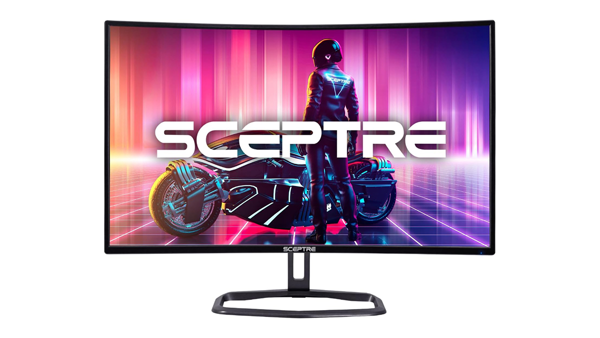 Sceptre's 32-inch FHD 1080p curved gaming monitor offers 240Hz