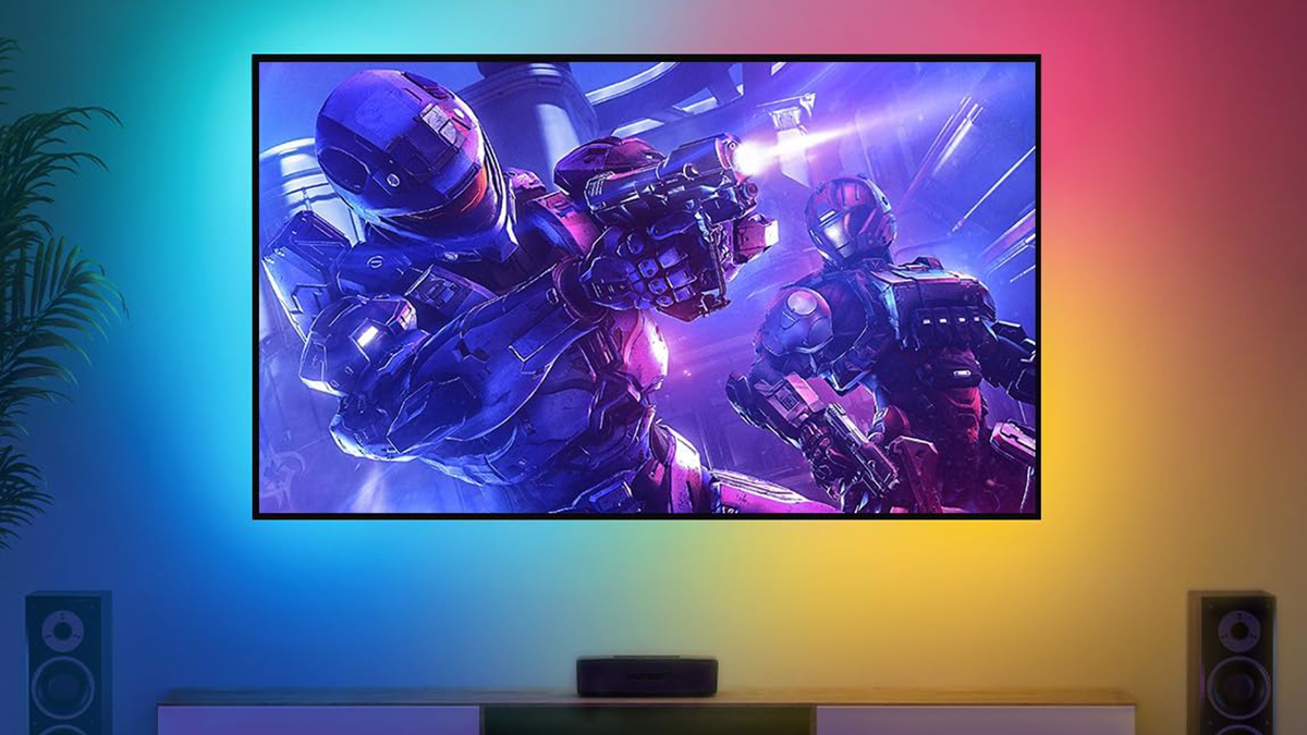 What is a backlight in an LED TV?