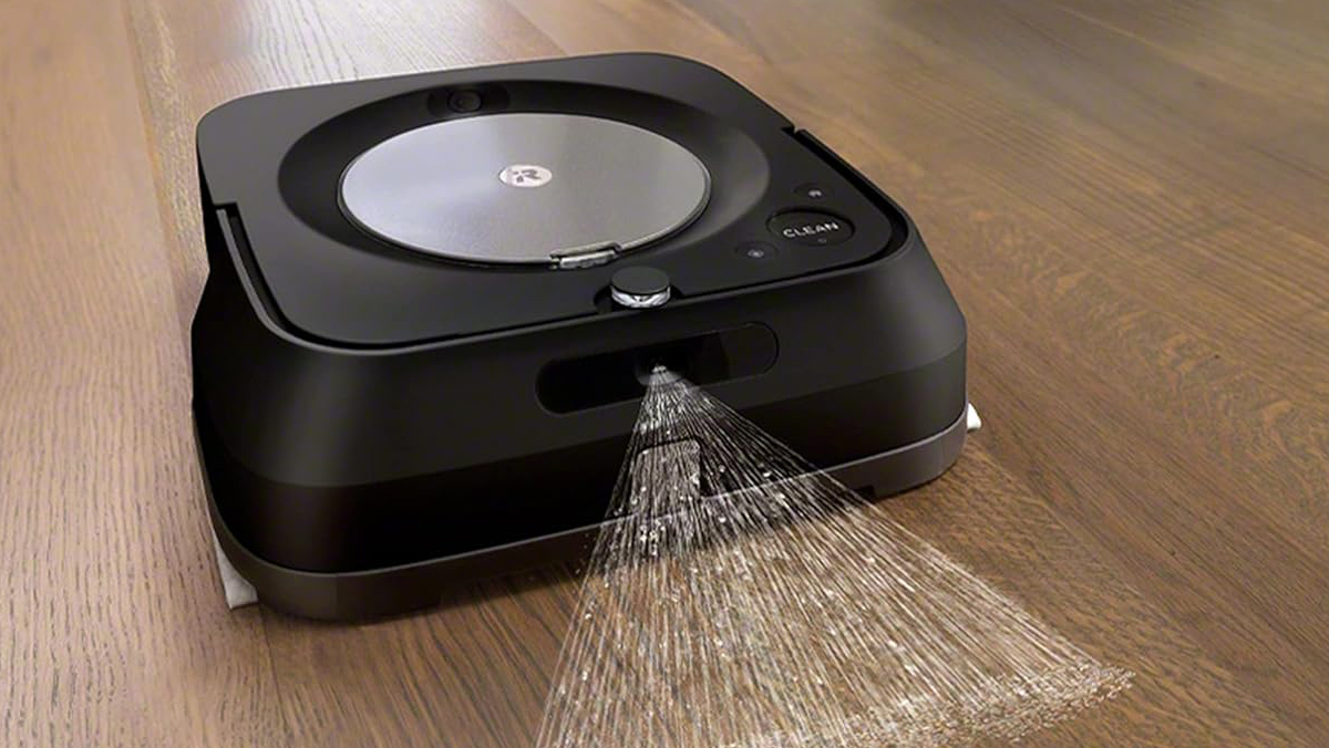 iRobot Braava Jet M6 robot mop keeps your hard floors spotless for