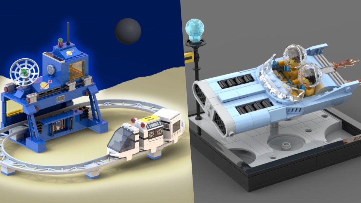 LEGO Micro Rail Command Center