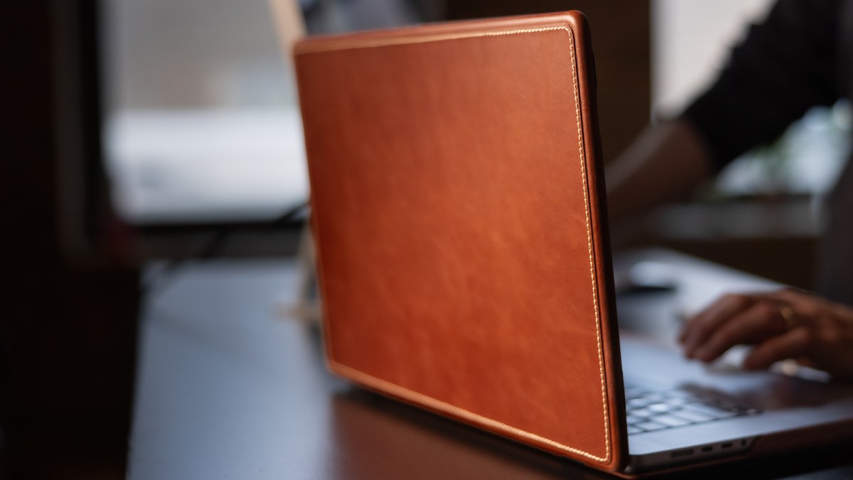 macbook leather case Burton Goods