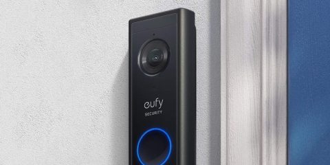 a close up of a speaker