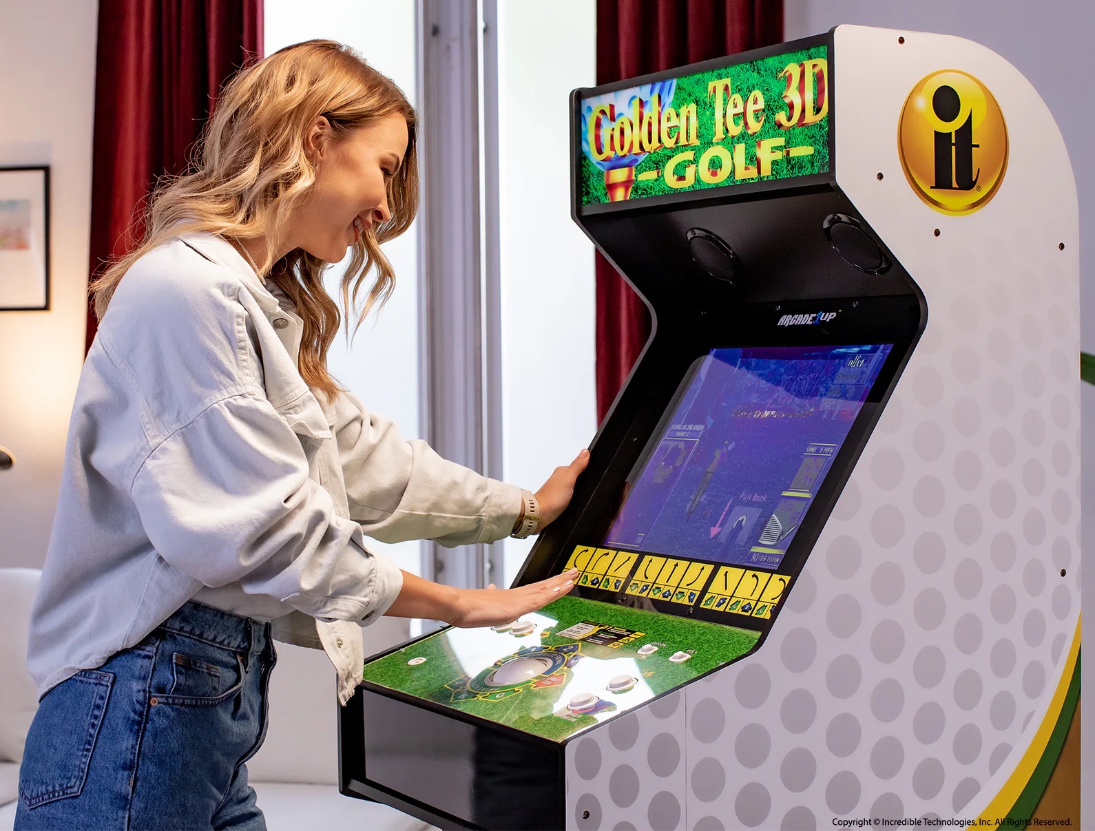 Bring The Virtual Links Home With New 8-game Arcade1up Golden Tee 