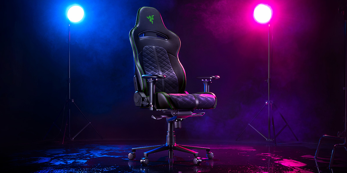 Razer Enki X Gaming Chair with adjustable recline, lumbar support, more