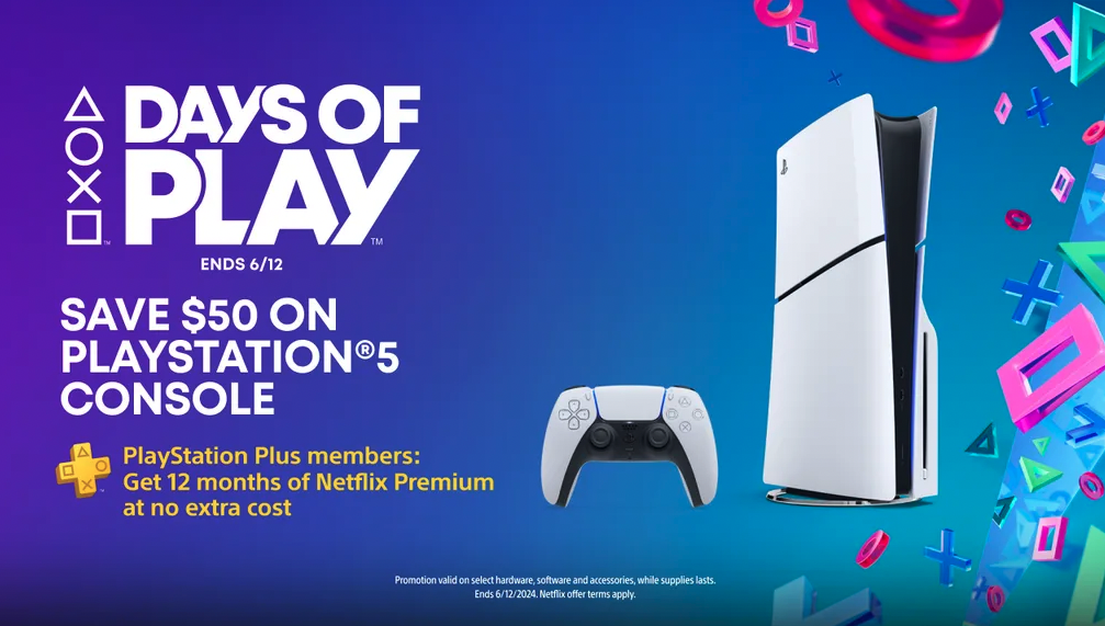 Days of Play PlayStation sale 2024 PS5