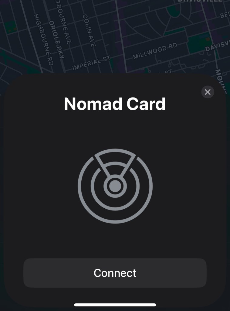 Nomad Tracking Card Apple Find My
