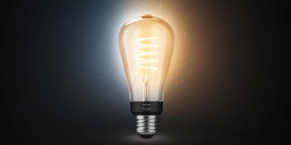 Philips Hue 7W ST19 White Ambiance LED Smart Vintage Edison Filament Bulb