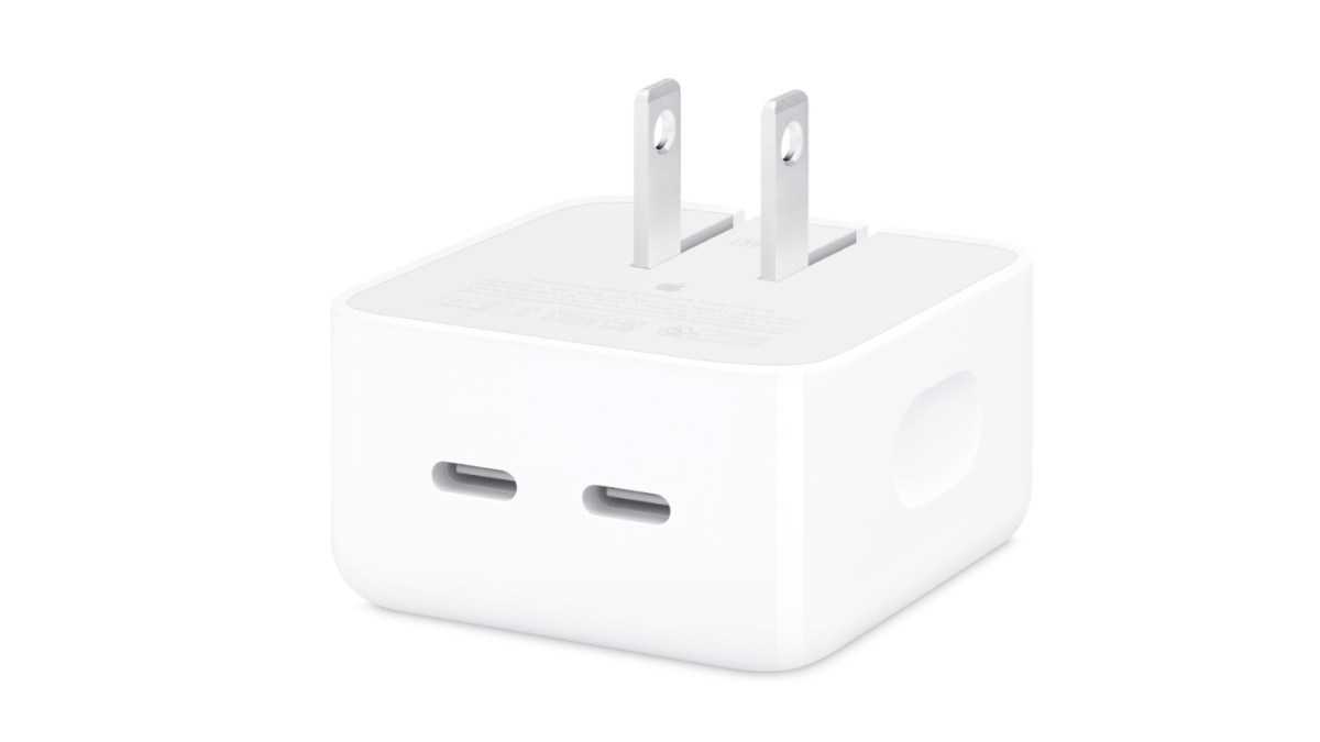 Apple 35W Dual USB-C Port Compact Power Adapter