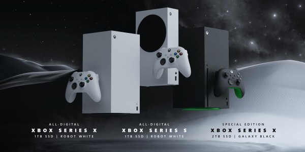Xbox Series X – 2TB Galaxy Black Special Edition Xbox Series X – 1TB Digital Edition in Robot White