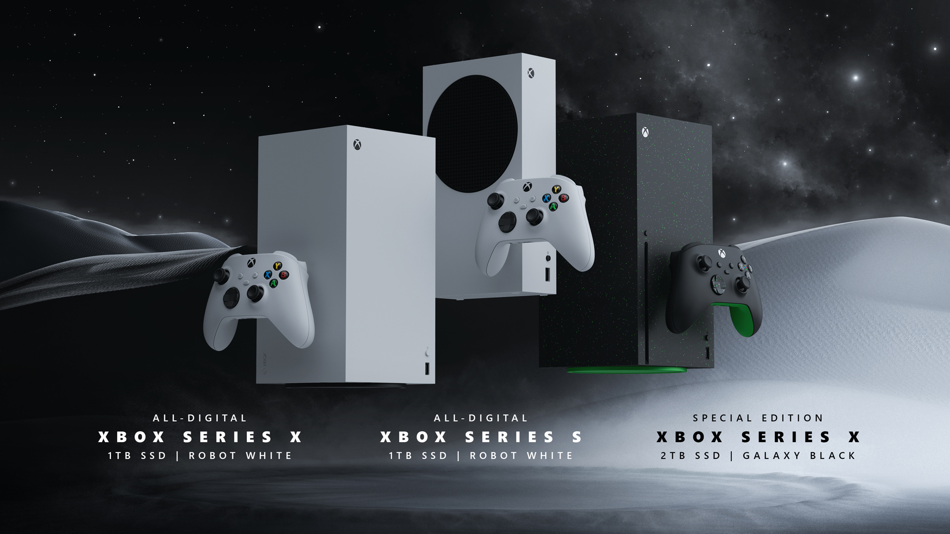 Xbox officially unveils new 2TB Galaxy Black Series X, the all-digital ...