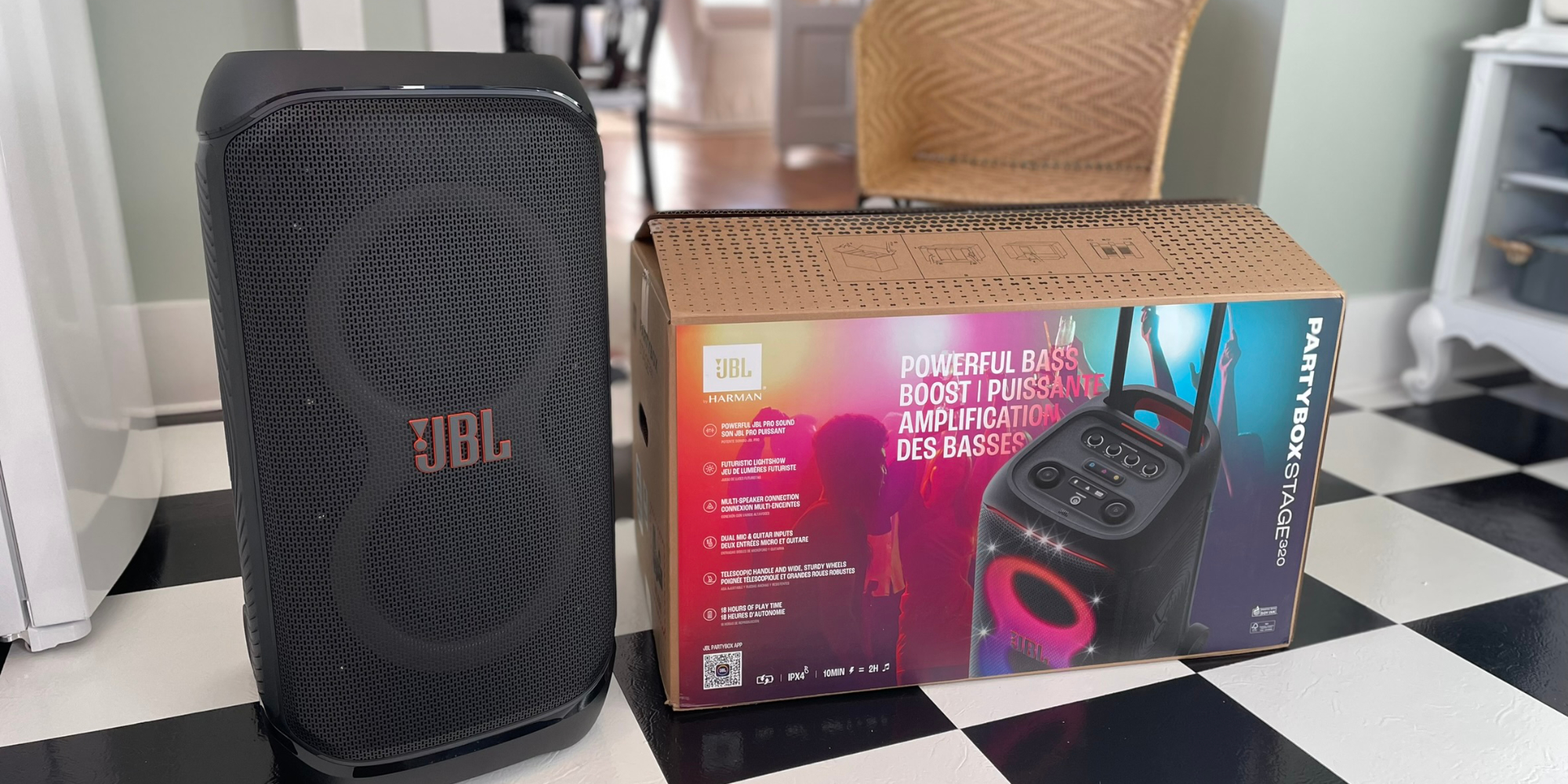 Review: JBL PartyBox Stage 320 Speaker – a 36-pound monster that blew me  away