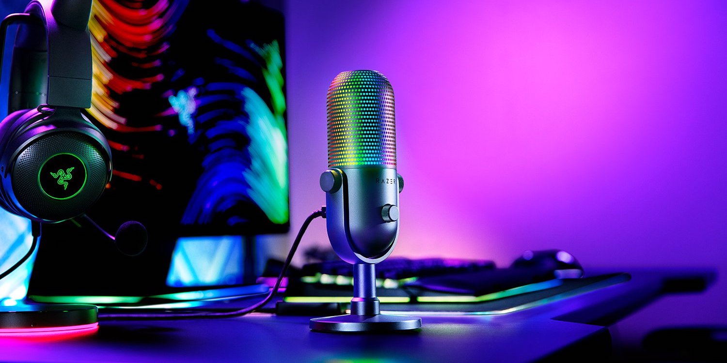Seiren V3 Chroma RGB microphone