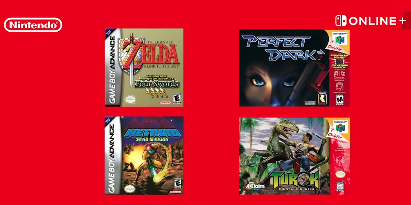 Switch Online members can now play Zelda Four Swords, Metroid: Zero  Mission, Perfect Dark, and more