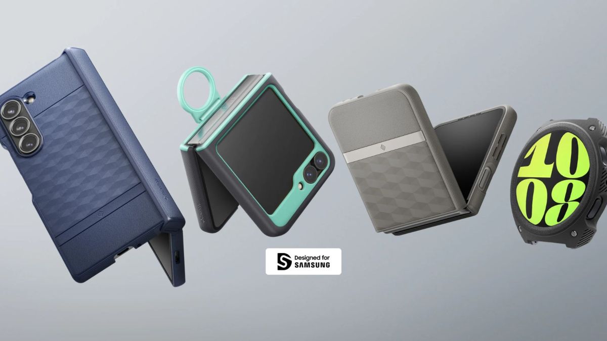 Promotional image for Caseology cases for Galaxy Z Fold 6 and Flip 6.