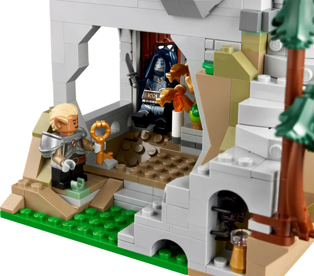 LEGO D&D Red Dragon's Tale set within post for LEGO Mimic GWP