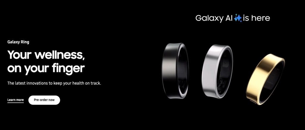 Samsung Galaxy Ring pre-order deal