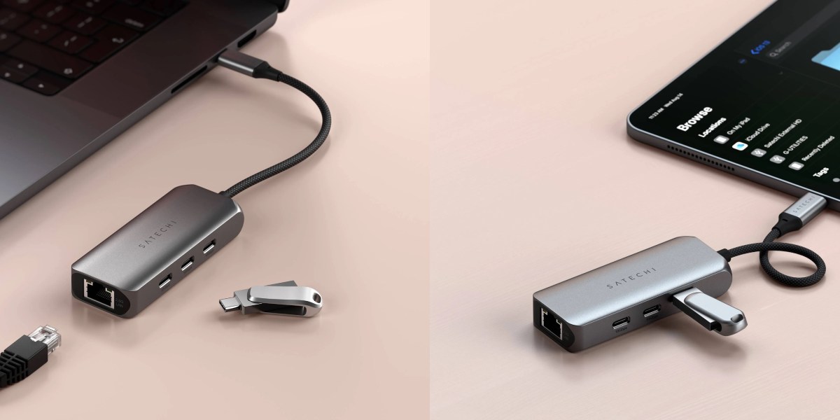 Satechi 4-In-1 USB-C Hub with 2.5 Gigabit Ethernet