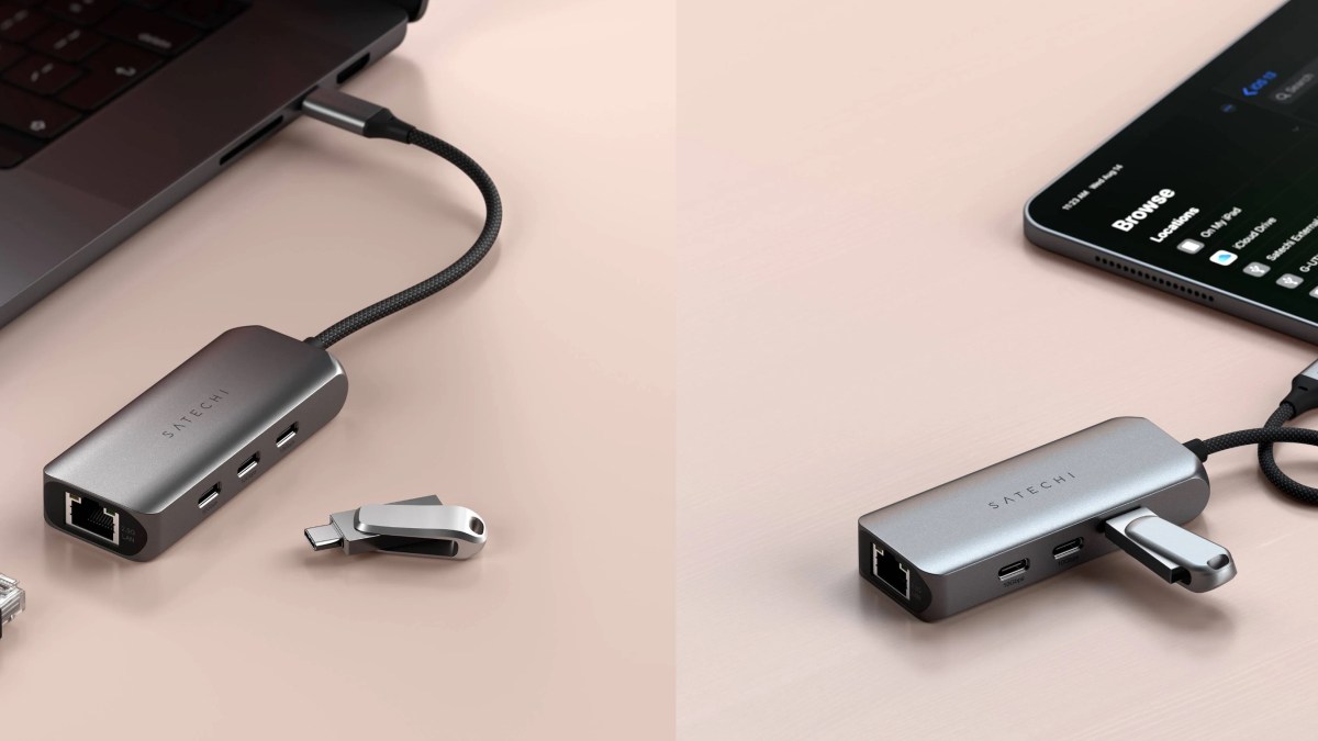 Satechi 4-In-1 USB-C Hub with 2.5 Gigabit Ethernet