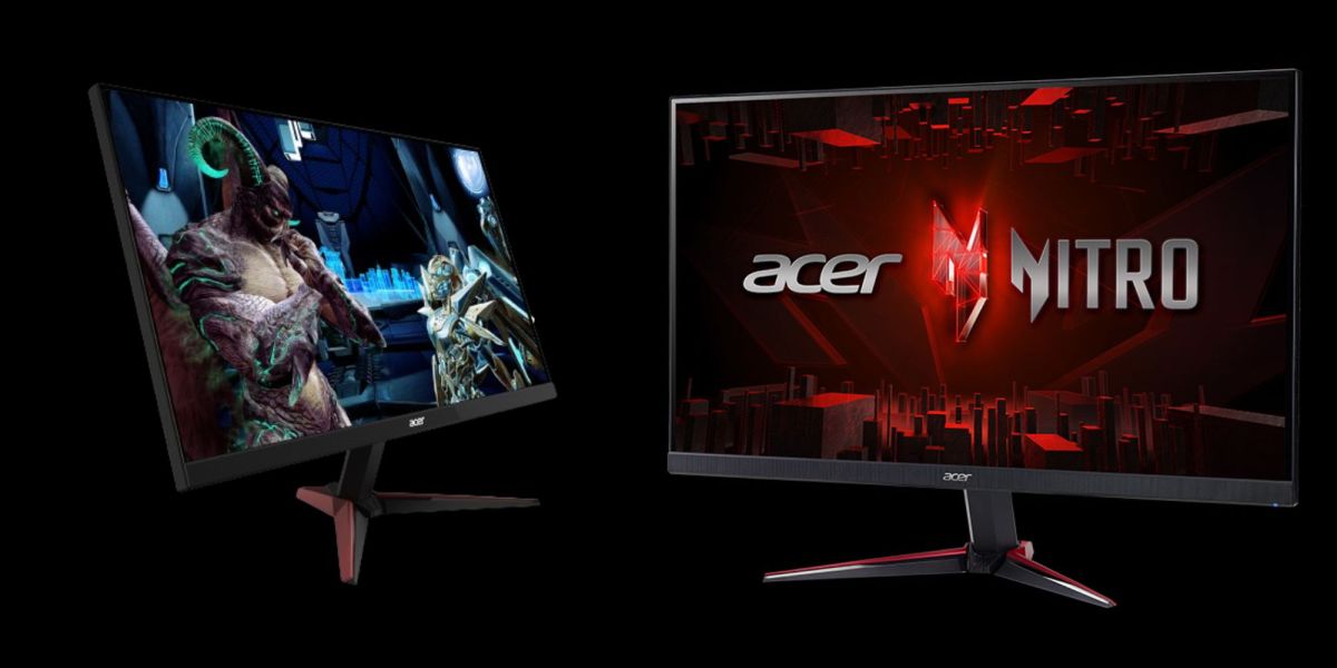 Image showing a render of Acer Nitro gaming monitor.