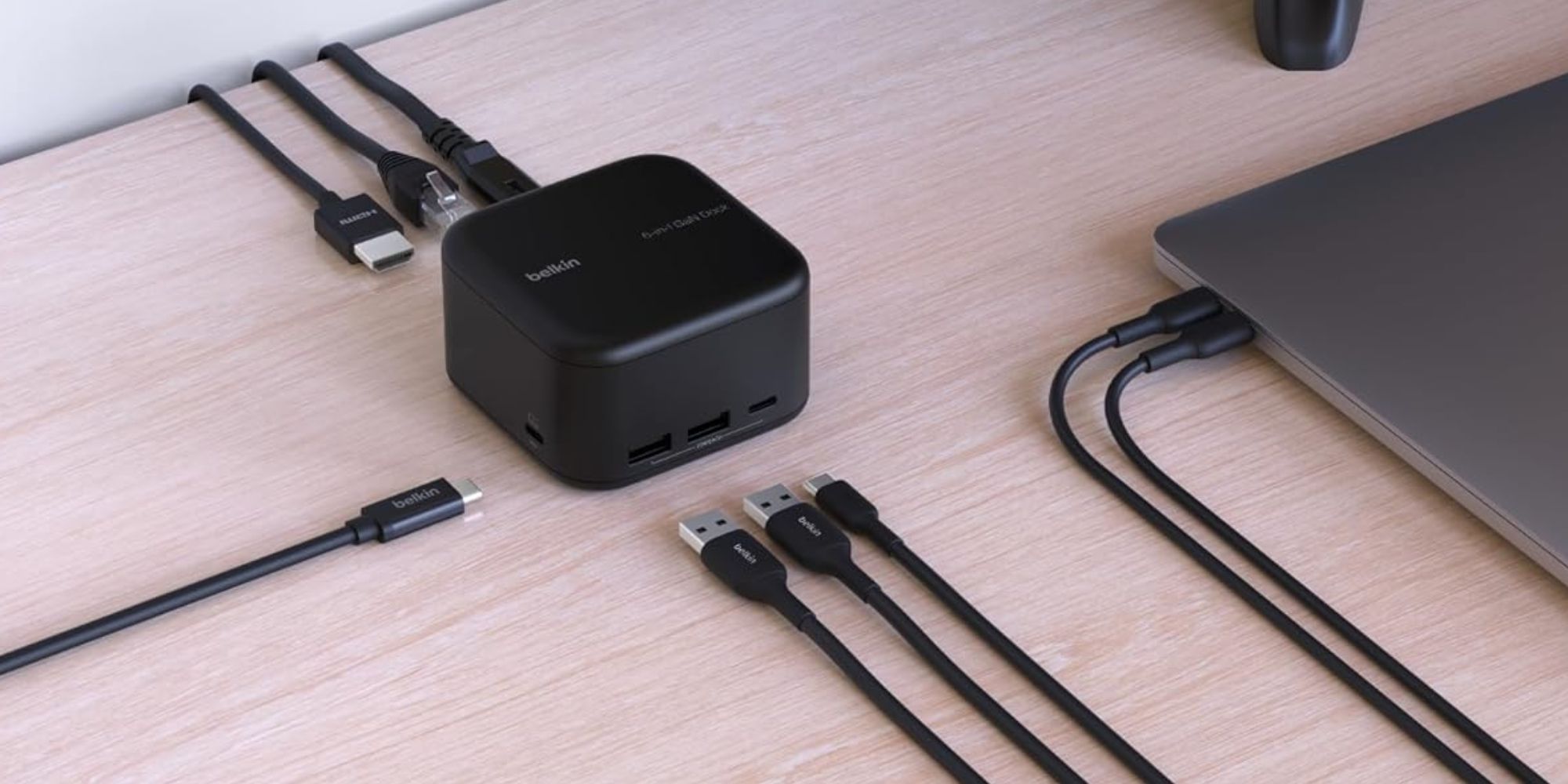 Image showing Belkin's 6-in-1 Core GaN docking station.