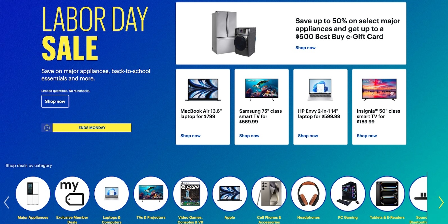 Best Buy Labor Day sale now live Apple, appliances, and more