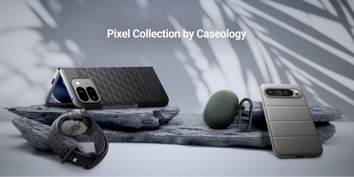 Image showing Caseology's new Pixel 9 series case collection.