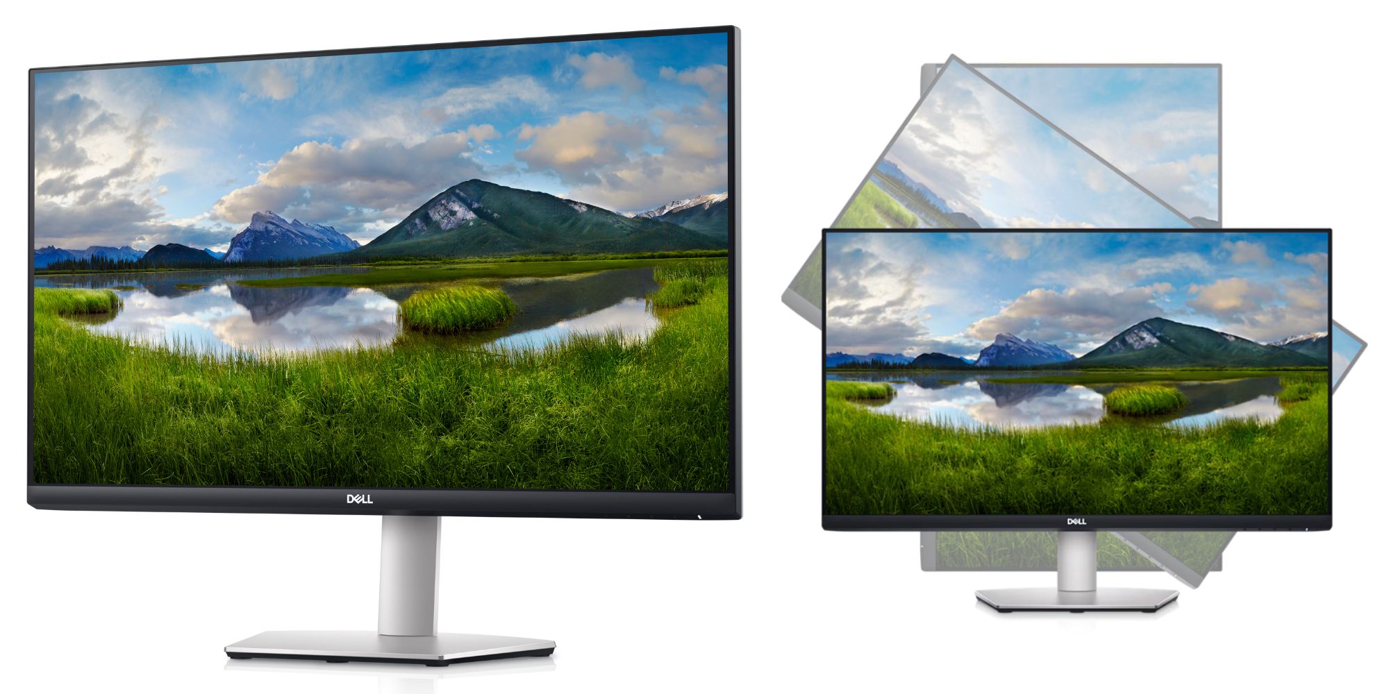 Image showing renders of a Dell 27-inch monitor.
