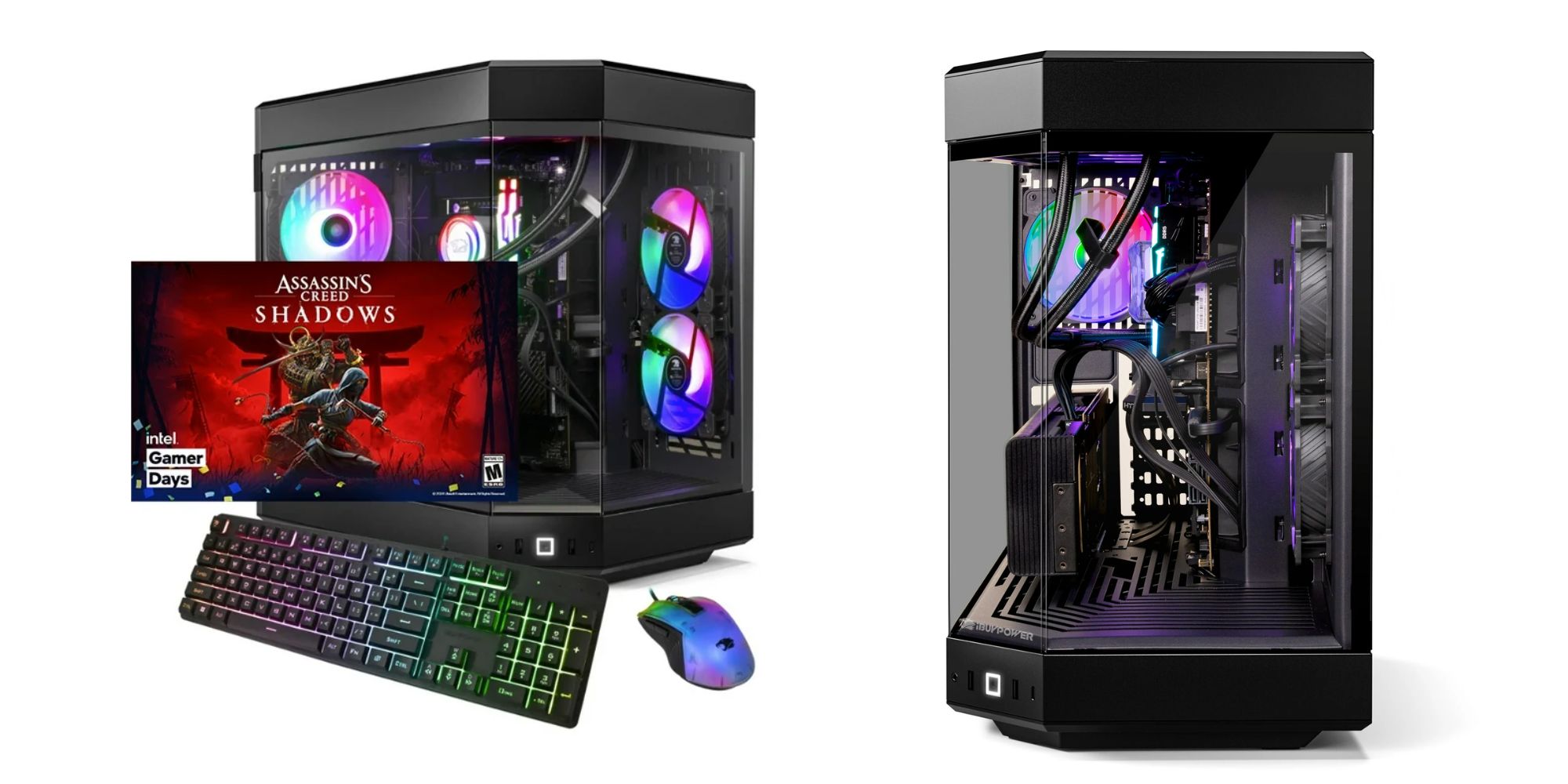 Image showing renders of iBUYPOWER Y60 gaming desktop.