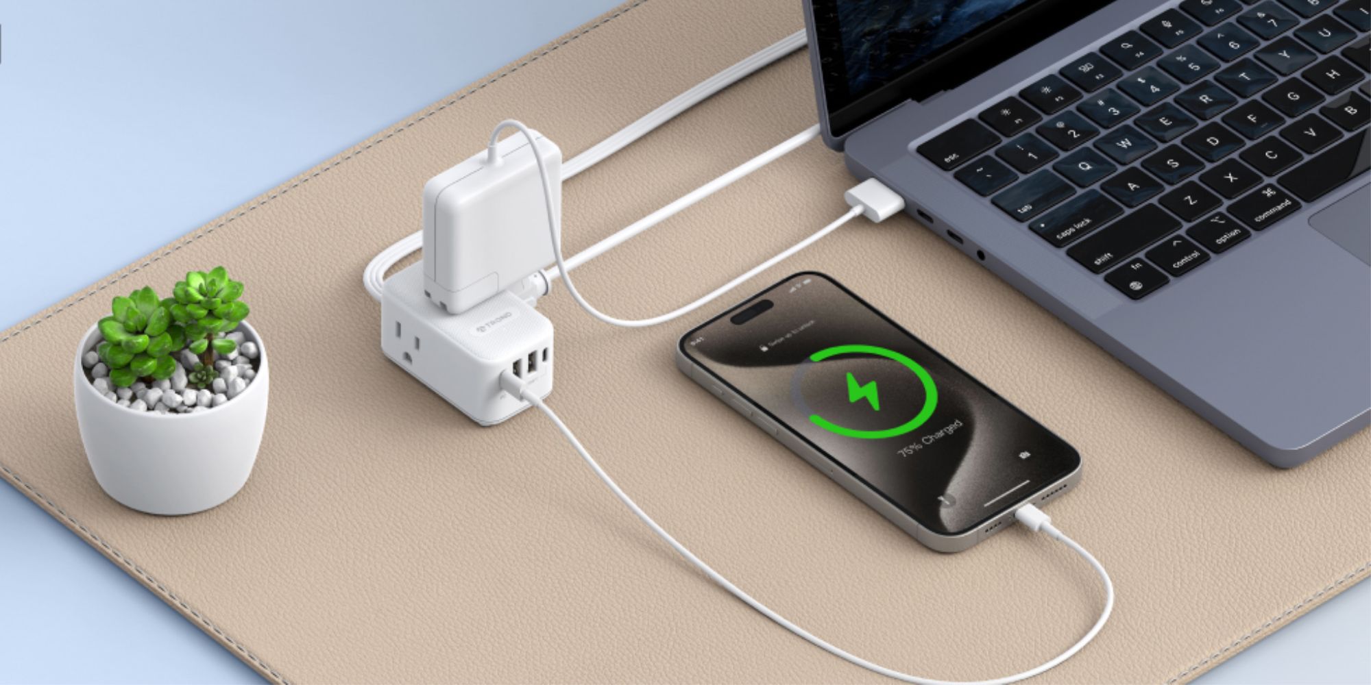 TROND 7-in-1 USB-C power strip.