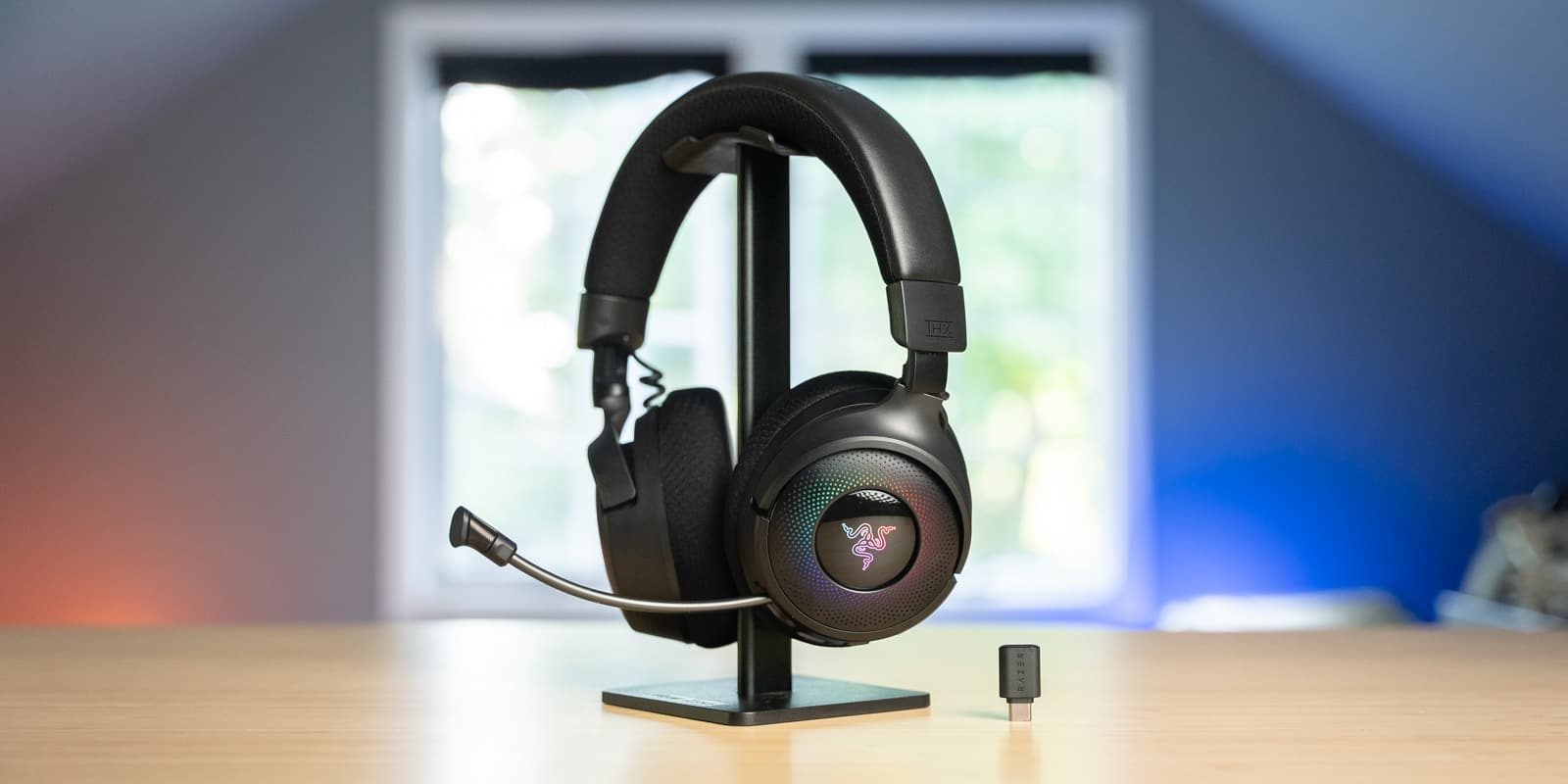 Razer Kraken V4 headset is smaller, sounds great, still has RGB