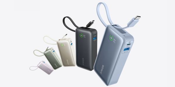 Image showing Anker's Nano Power Bank in different colors.