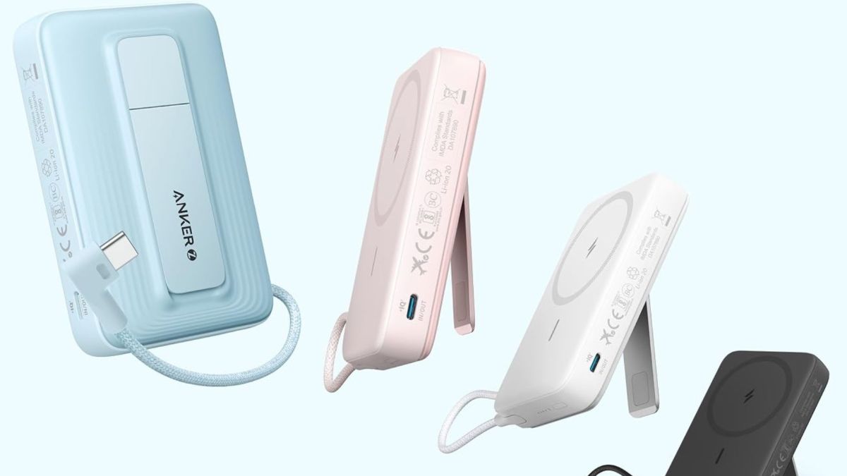 Image showing a render of Anker's 10,000mAh Zolo MagSafe power bank.