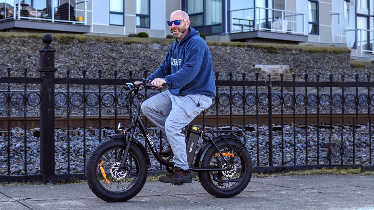 a man on a motorcycle