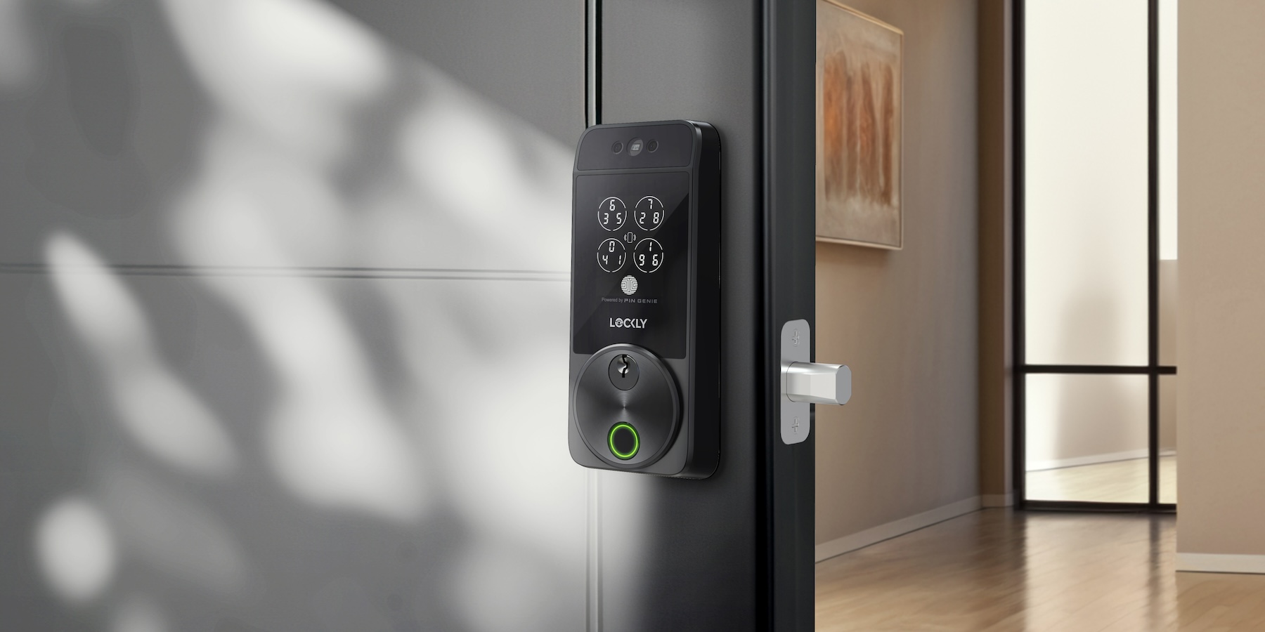 Lockly's new Apple Home Key smart locks with facial recognition, video ...