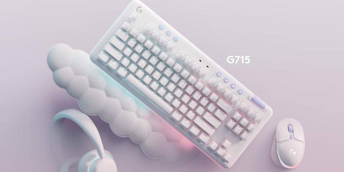 Image showing a render of Logitech's G713 wired keyboard.