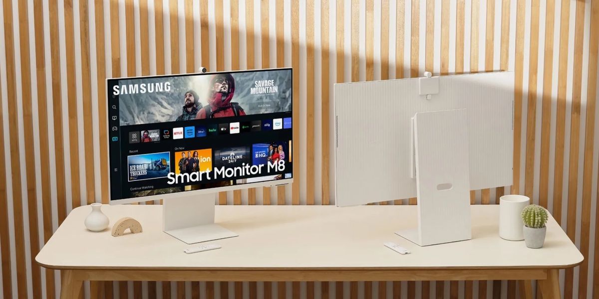 Image showing Samsung's M80C Smart Monitor.