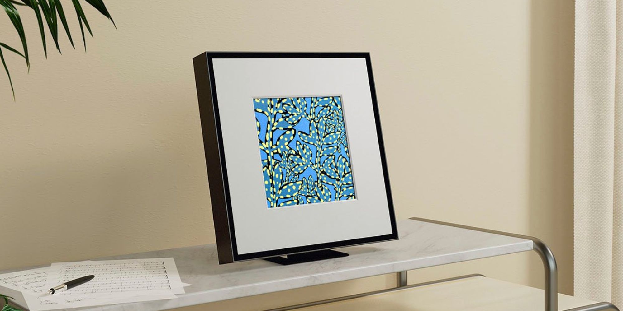 Samsung Music Frame speakers.