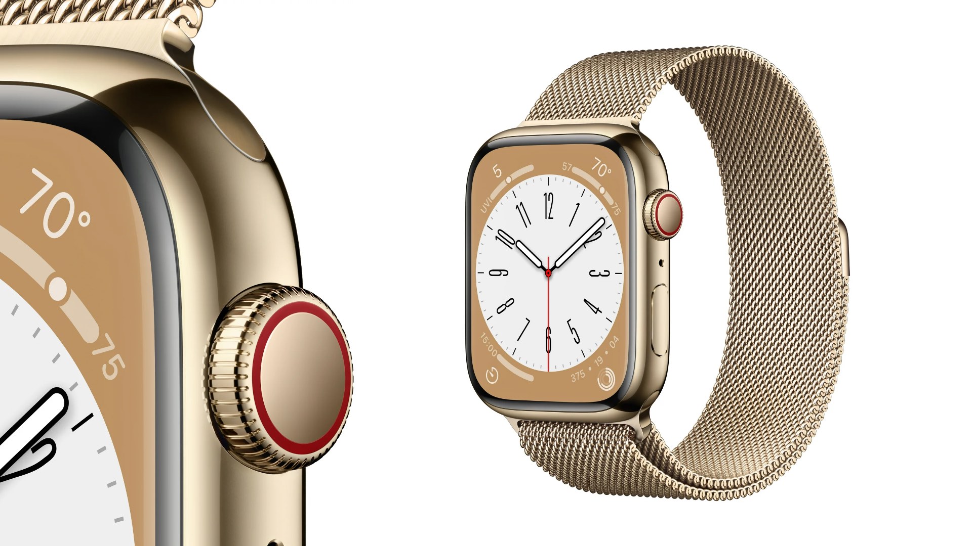 Apple Watch 賑わし series 8 45mm goldstainless