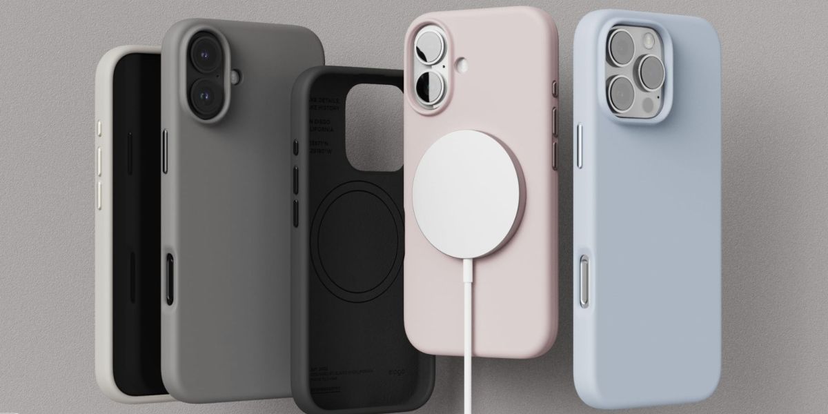 Image showing elago's iPhone 16 case collection.