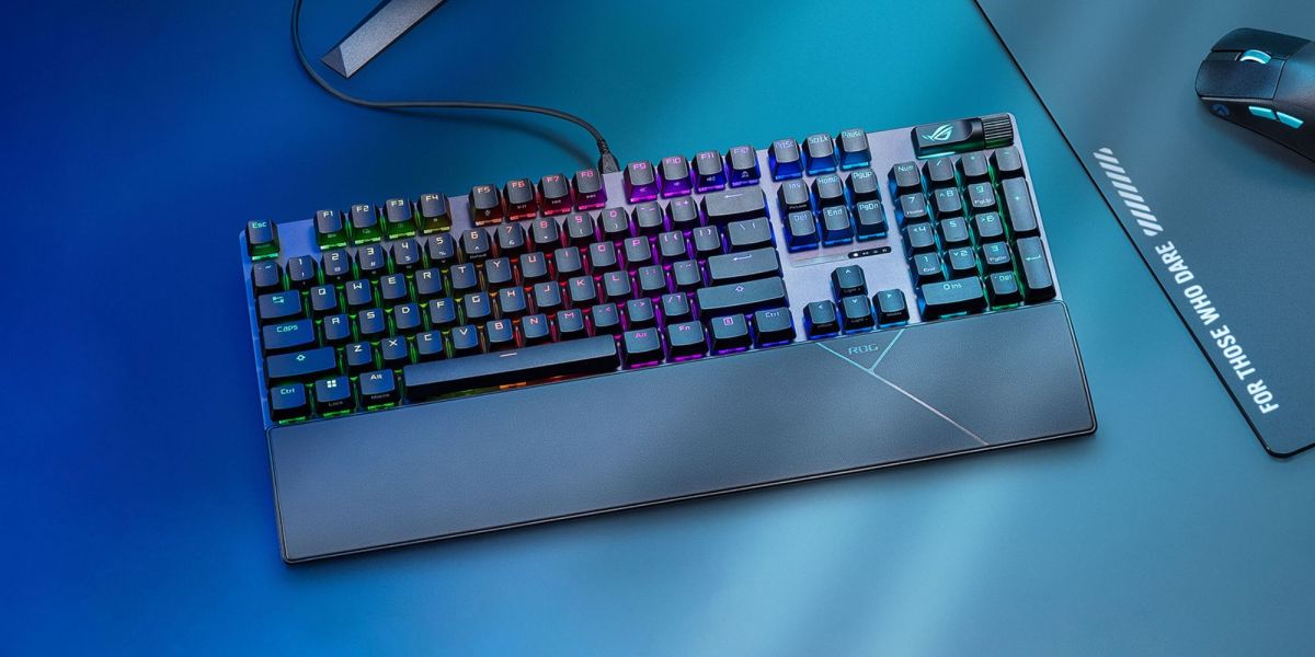 Image showing ASUS' Strix Scope 2 gaming keyboard.