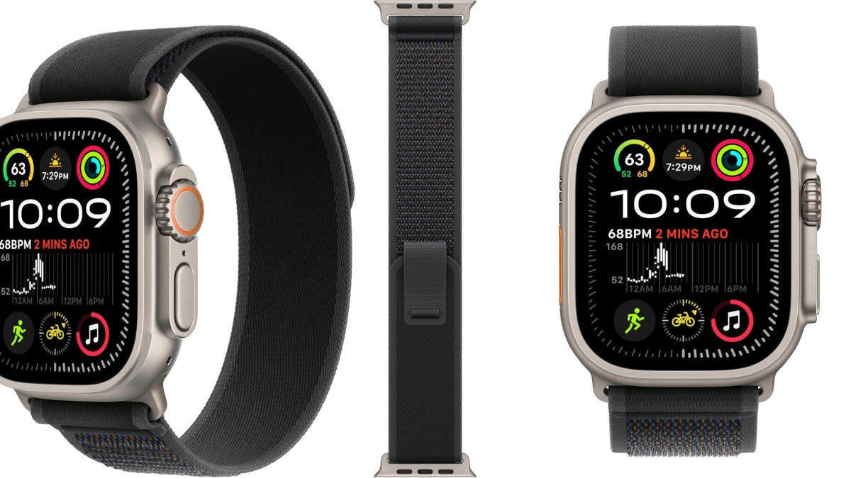 Apple Watch Trail Loop in black